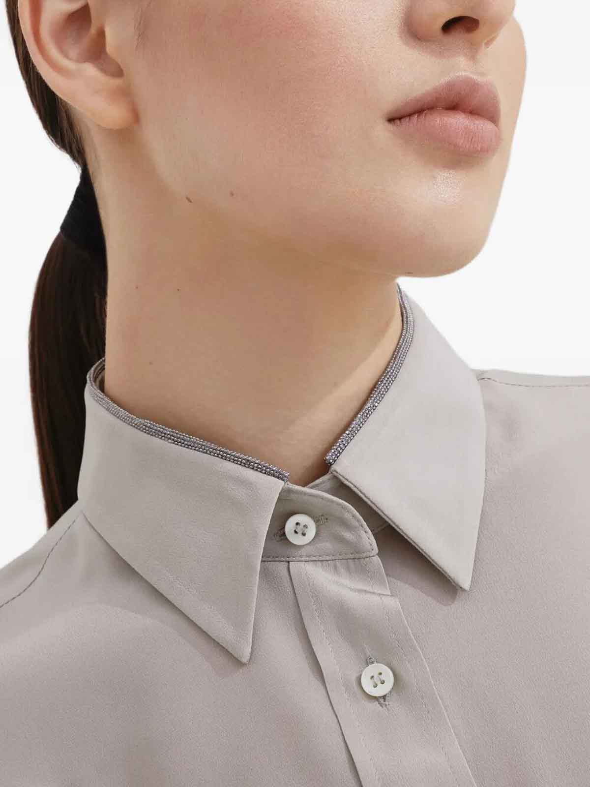 Shirt MB993NC116C4274 (Brunello Cucinelli / シャツ・ブラウス ) | Brunello Cucinelli (ブルネロ・クチネリ)(2)