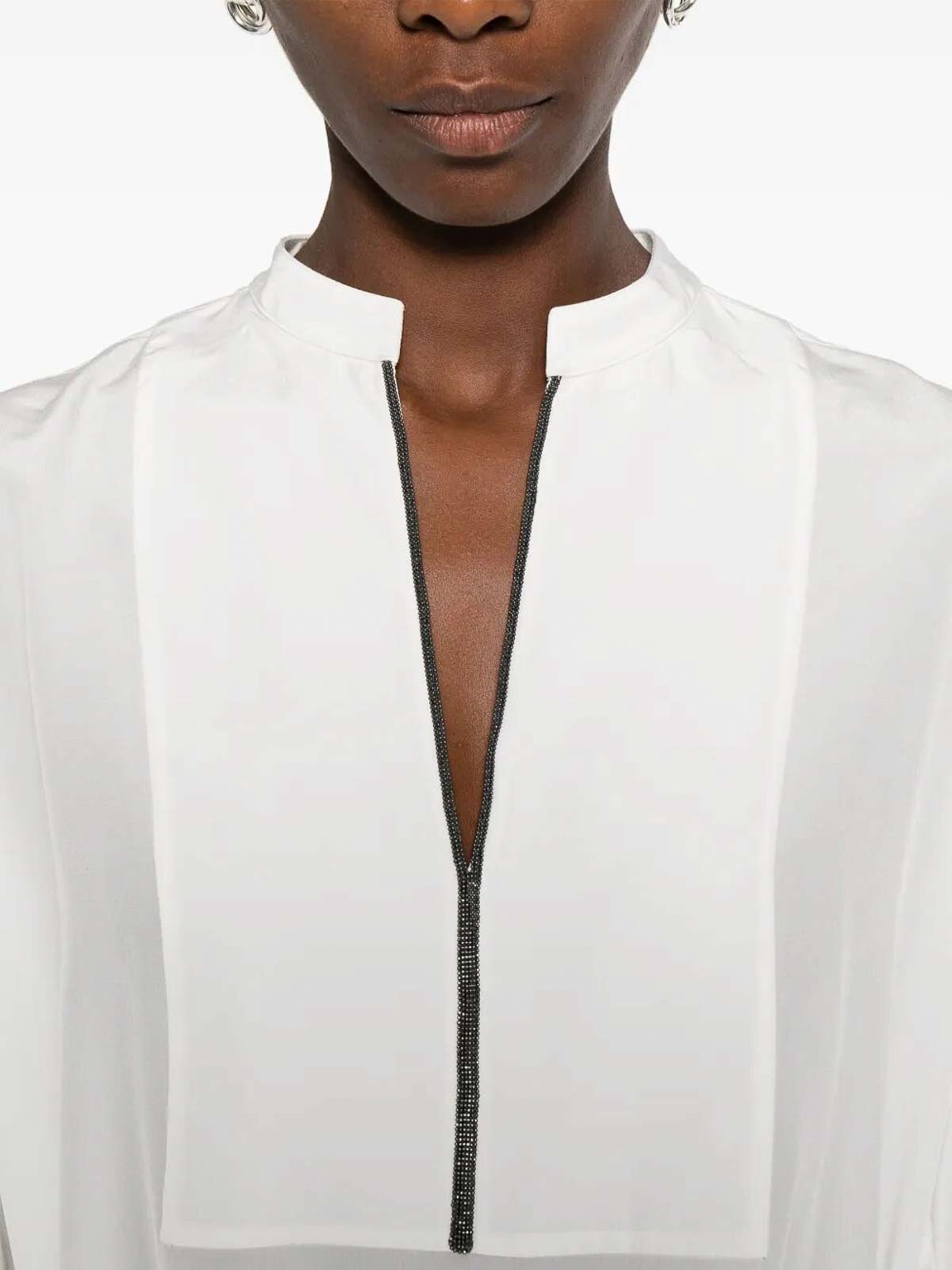 Blouse MB993EA101C600 (Brunello Cucinelli / シャツ・ブラウス ) | Brunello Cucinelli (ブルネロ・クチネリ)(2)