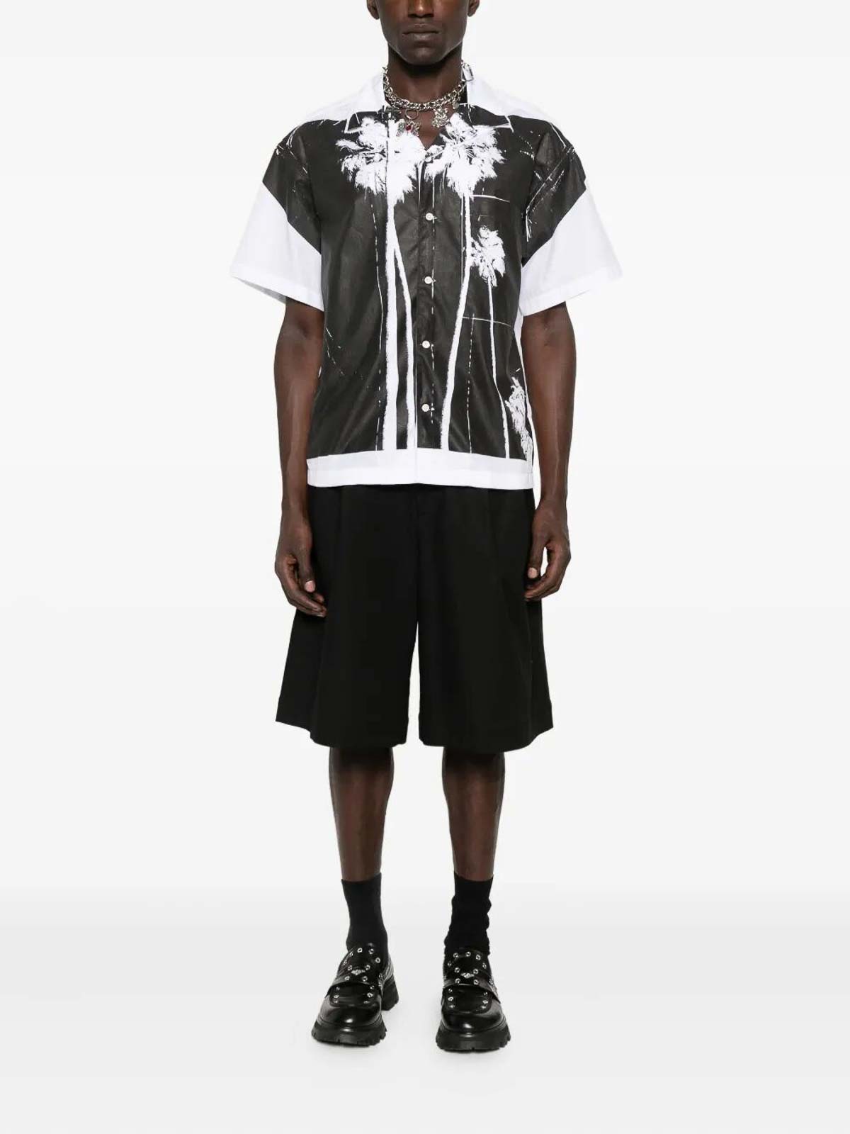 `Dec Palm Culture` Bowling Shirt PMGG00AF25FAB0020110 (Palm Angels / シャツ・ブラウス ) | Palm Angels (パームエンジェルス)(1)