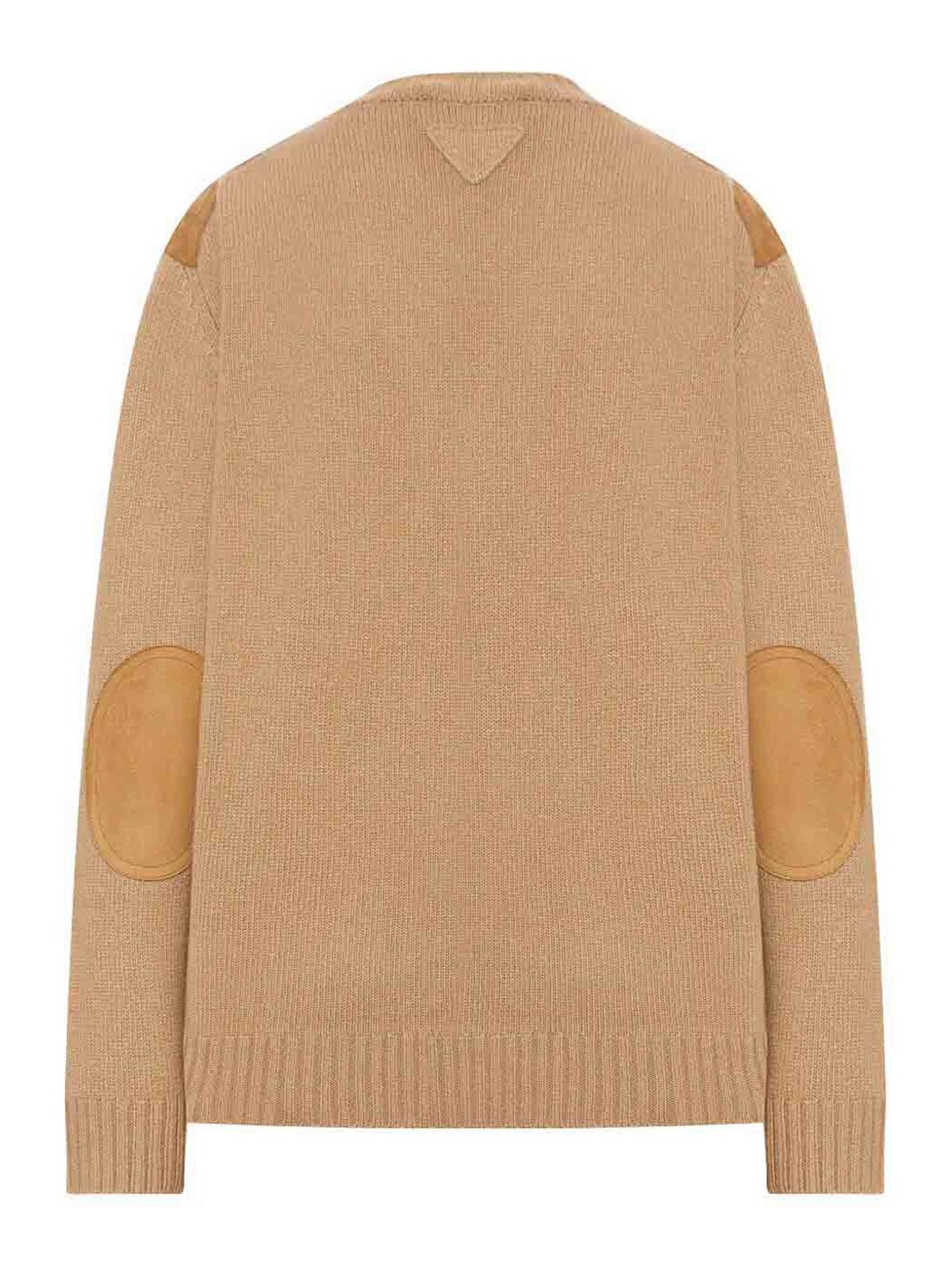 V-Neck Sweater With Suede Details P24T2B173PSOOOF0C59 (Prada / ニット・セーター・カーディガン ) | Prada (プラダ)(1)