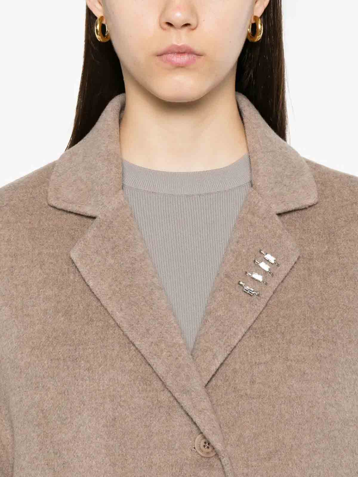 Single-Breasted Coat D476D301CBNHOM4703 (ERMANNO SCERVINO / コート ) | ERMANNO SCERVINO (エルマンノ シェルヴィーノ)(2)