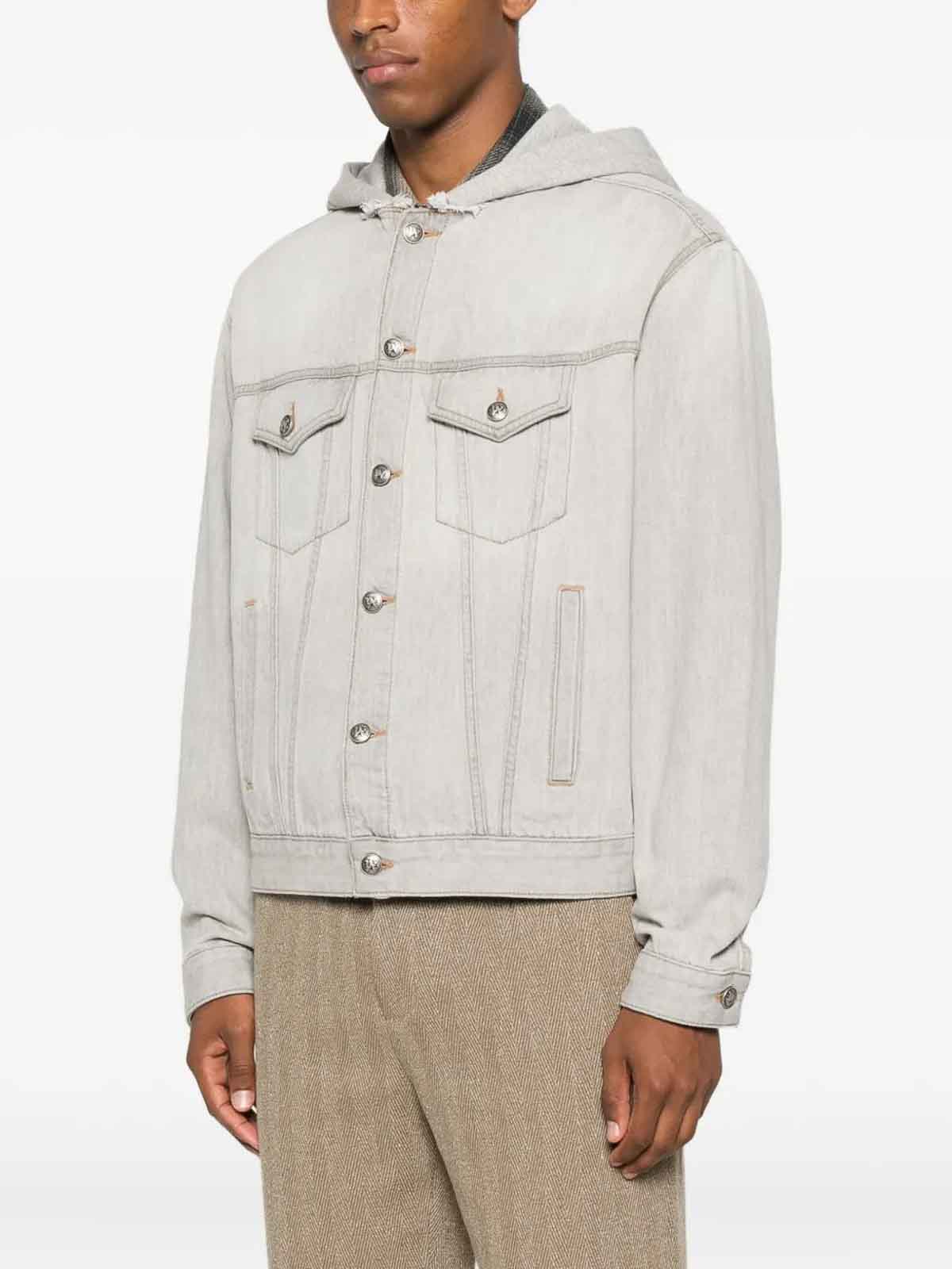 `Curved Logo` Denim Jacket PMYE05CF25DEN0010508 (Palm Angels / カジュアルジャケット ) | Palm Angels (パームエンジェルス)(2)