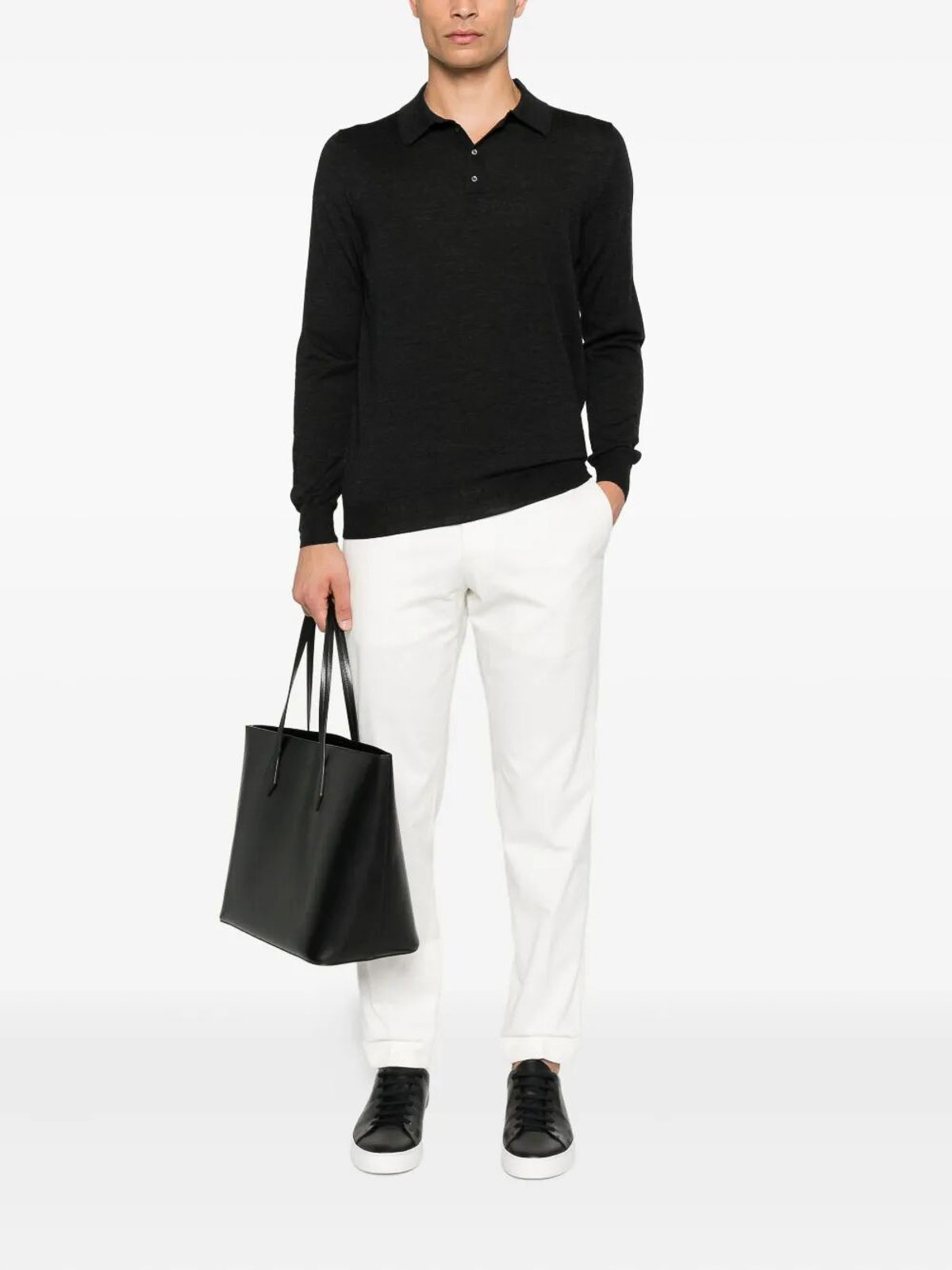 Long Sleeve Polo D0D145L680 (Drumohr / ポロシャツ ) | Drumohr (ドルモア)(1)