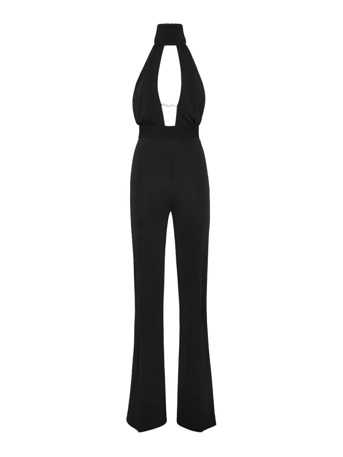 Halter-Neck Backless Jumpsuit FAECWRG3496PJY002N02 (PHILIPP PLEIN / ワンピース・ドレス・オールインワン ) | PHILIPP PLEIN (フィリップ プレイン)