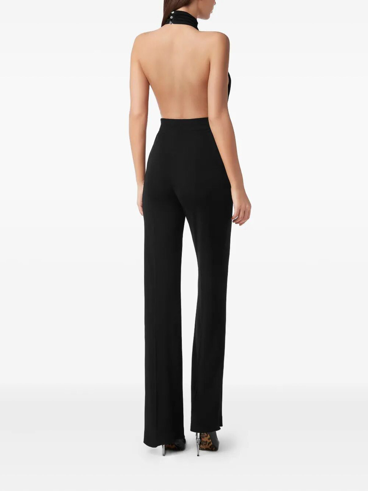 Halter-Neck Backless Jumpsuit FAECWRG3496PJY002N02 (PHILIPP PLEIN / ワンピース・ドレス・オールインワン ) | PHILIPP PLEIN (フィリップ プレイン)(2)