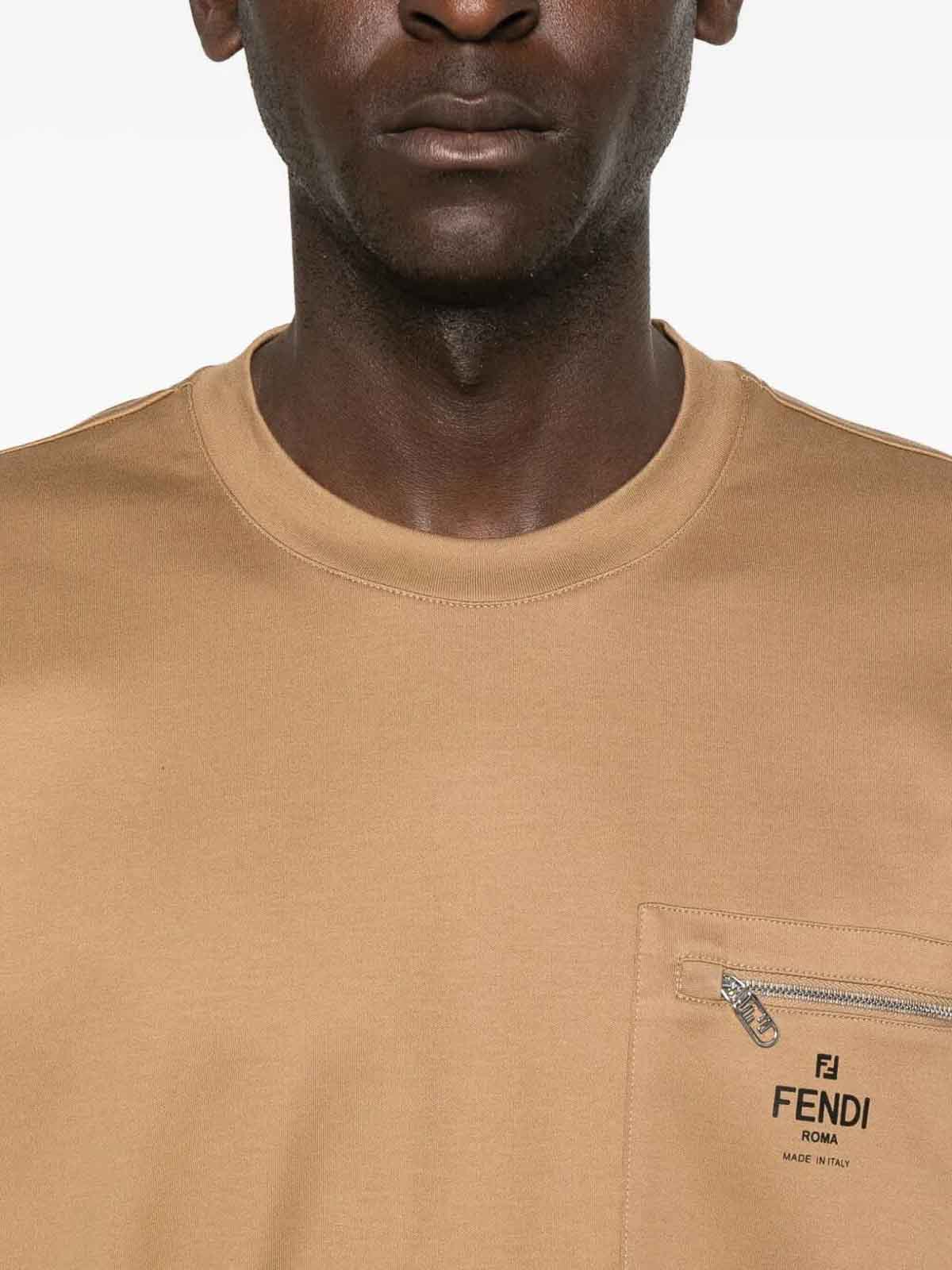 ` Roma` Print T-Shirt FY0936ARYRF0QU5 (FENDI / Tシャツ・カットソー ) | FENDI (フェンディ)(2)