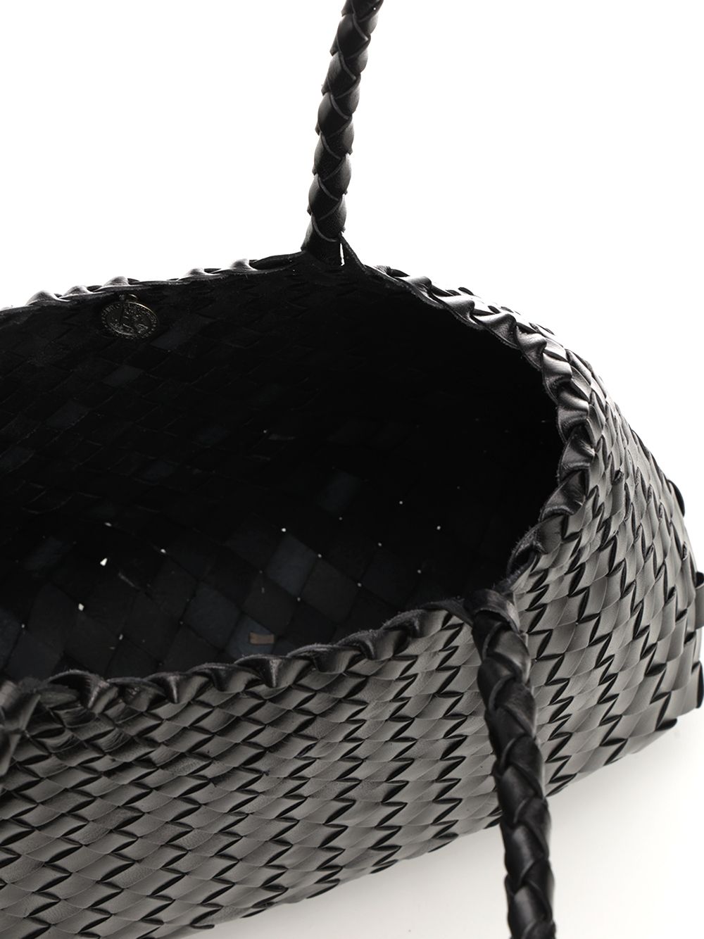 Santa Croce Big Woven Leather Tote Bag 8892BLACK (dragon DIFFUSION / トートバッグ ) | dragon DIFFUSION (ドラゴンディフュージョン)(3)