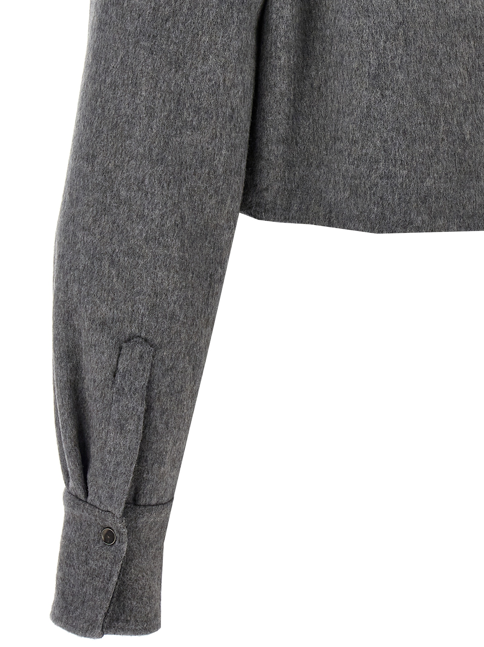 Cropped cashmere shirt MD565ML476C6081 (Brunello Cucinelli / シャツ・ブラウス ) | Brunello Cucinelli (ブルネロ・クチネリ)(3)