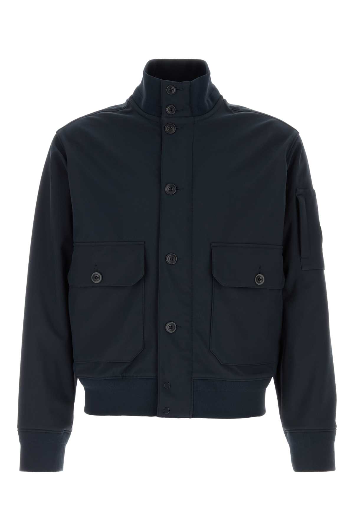 Navy blue stretch polyester jacket 19CMOW003A006097A888 (C.P. Company / カジュアルジャケット ) | C.P. Company (シーピーカンパニー)