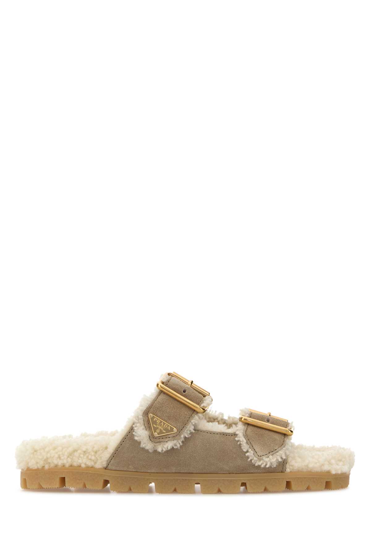 Sand suede slippers 1XX775FZF20JFTF0F24 (Prada / サンダル ) | Prada (プラダ)