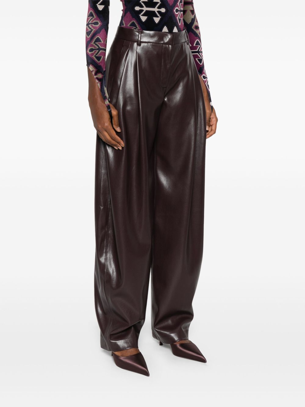 THE ANDAMANE Trousers T180471ETNP152CABERNET (THE ANDAMANE / パンツ ) | THE ANDAMANE (アンダマン)(5)
