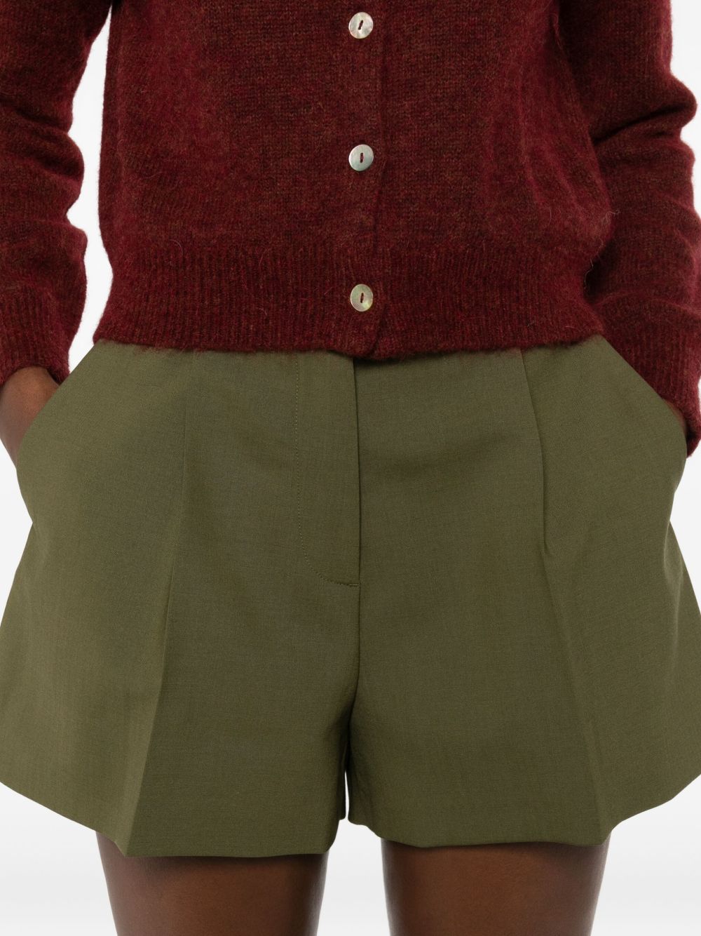 MSGM Shorts Green 3941MDB0225760537 (MSGM / ショートパンツ ) | MSGM (エムエスジーエム)(4)