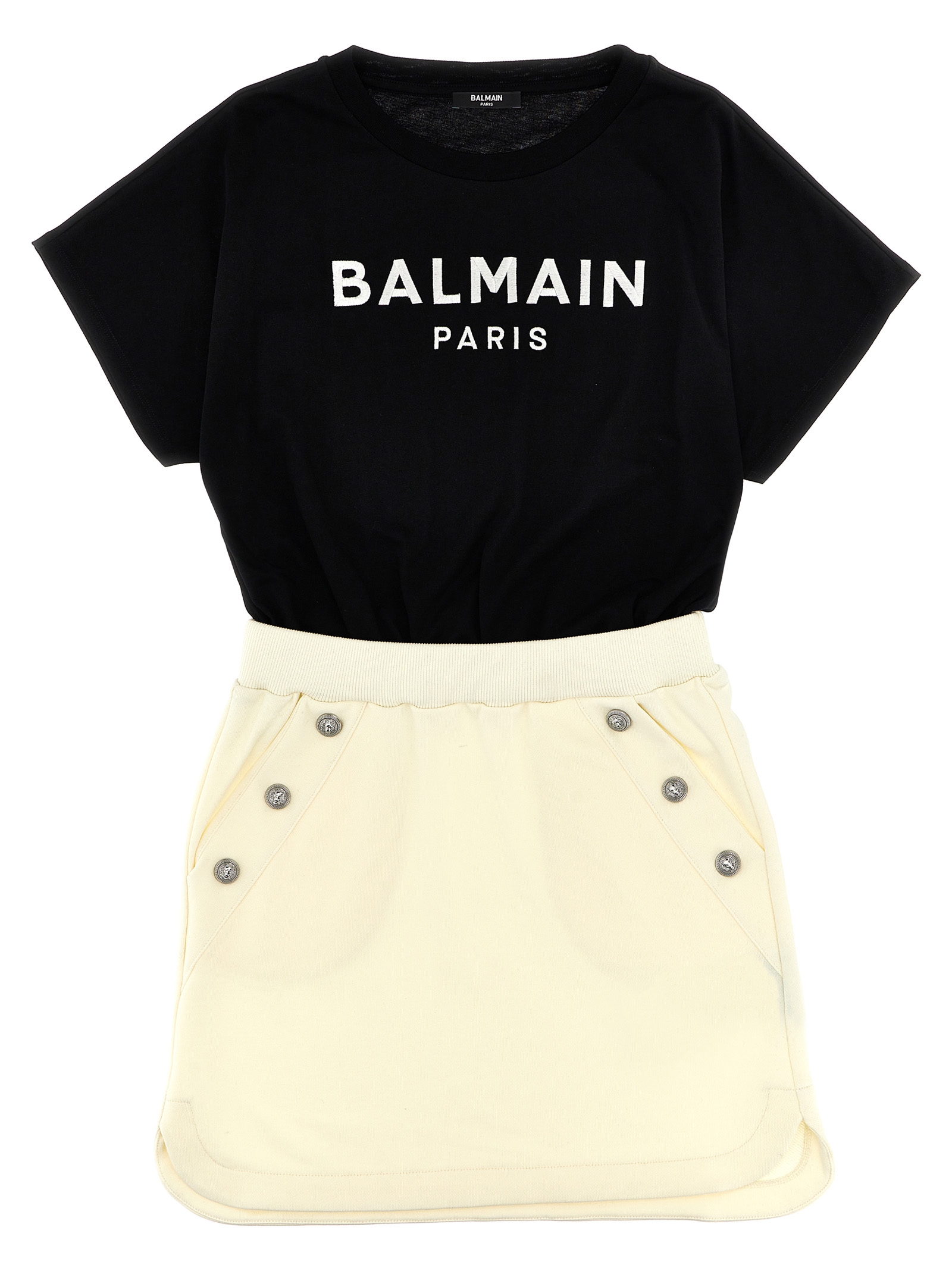 Logo print dress BV1B11Z0081102NE (Balmain / ワンピース・ドレス・オールインワン ) | Balmain (バルマン)