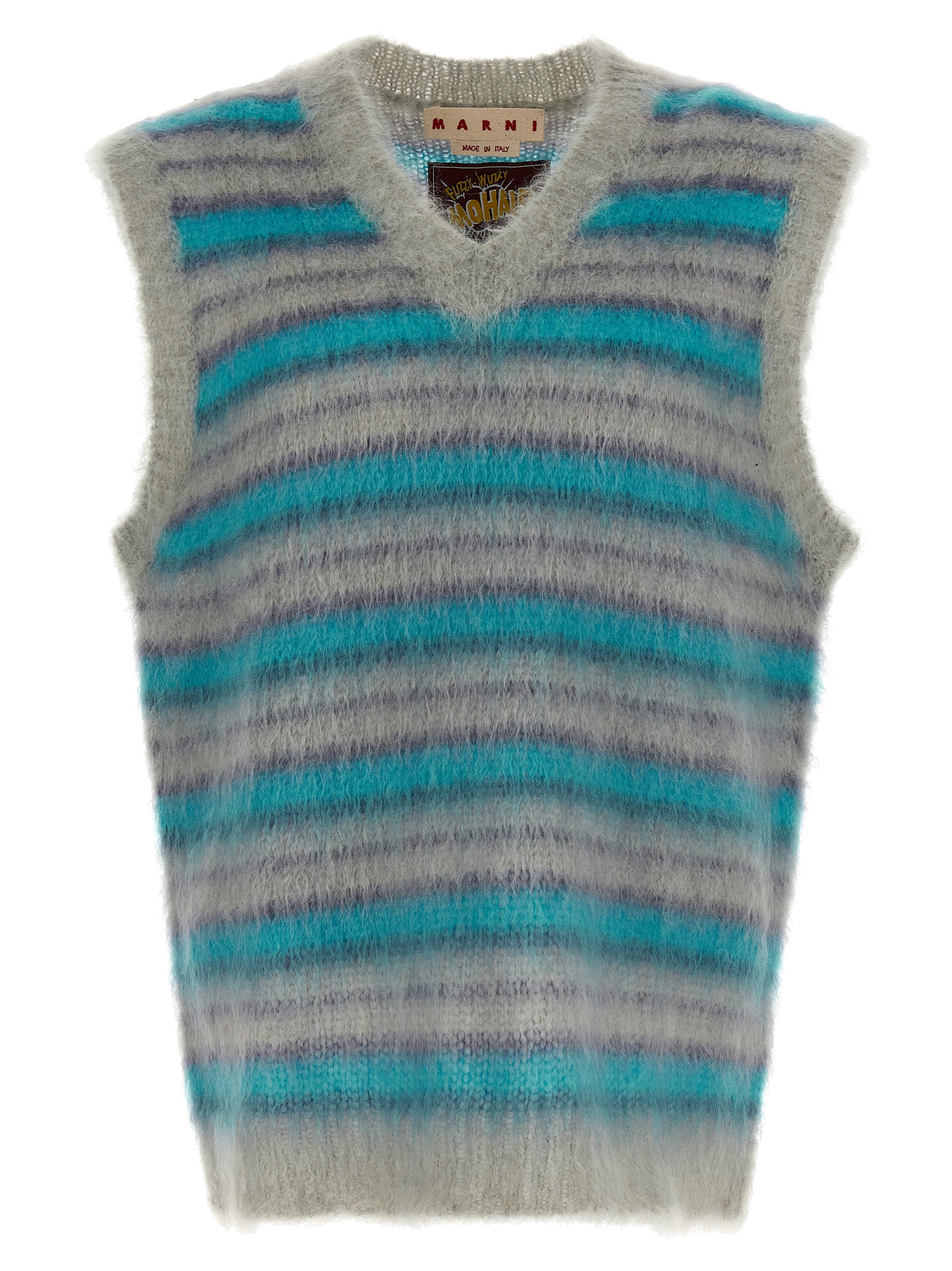 'Brushed Stripes Fuzzy Wuzzy' vest CVMG0076Q0UFU191RGN07 (Marni / ベスト ) | Marni (マルニ)
