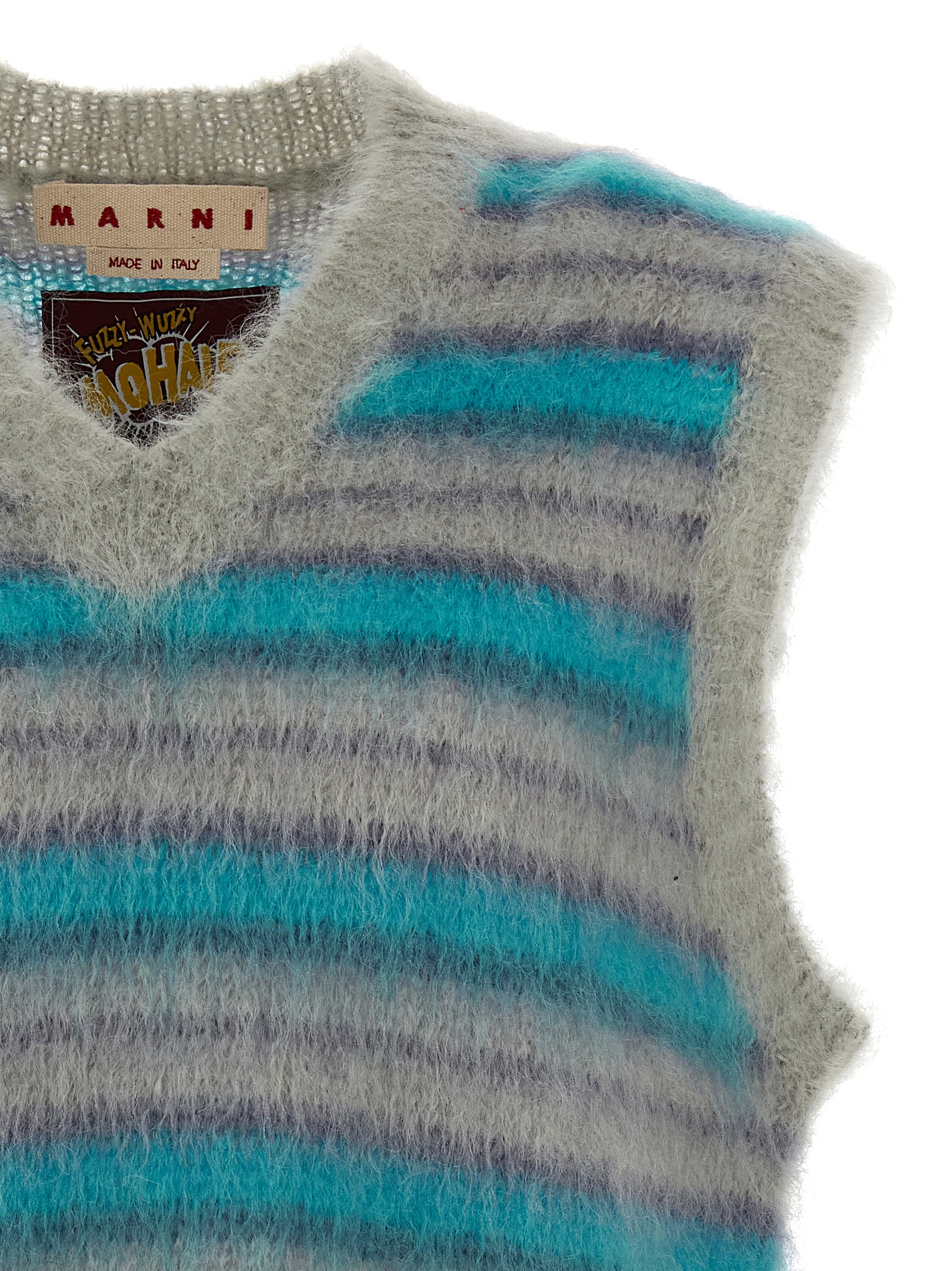 'Brushed Stripes Fuzzy Wuzzy' vest CVMG0076Q0UFU191RGN07 (Marni / ベスト ) | Marni (マルニ)(2)