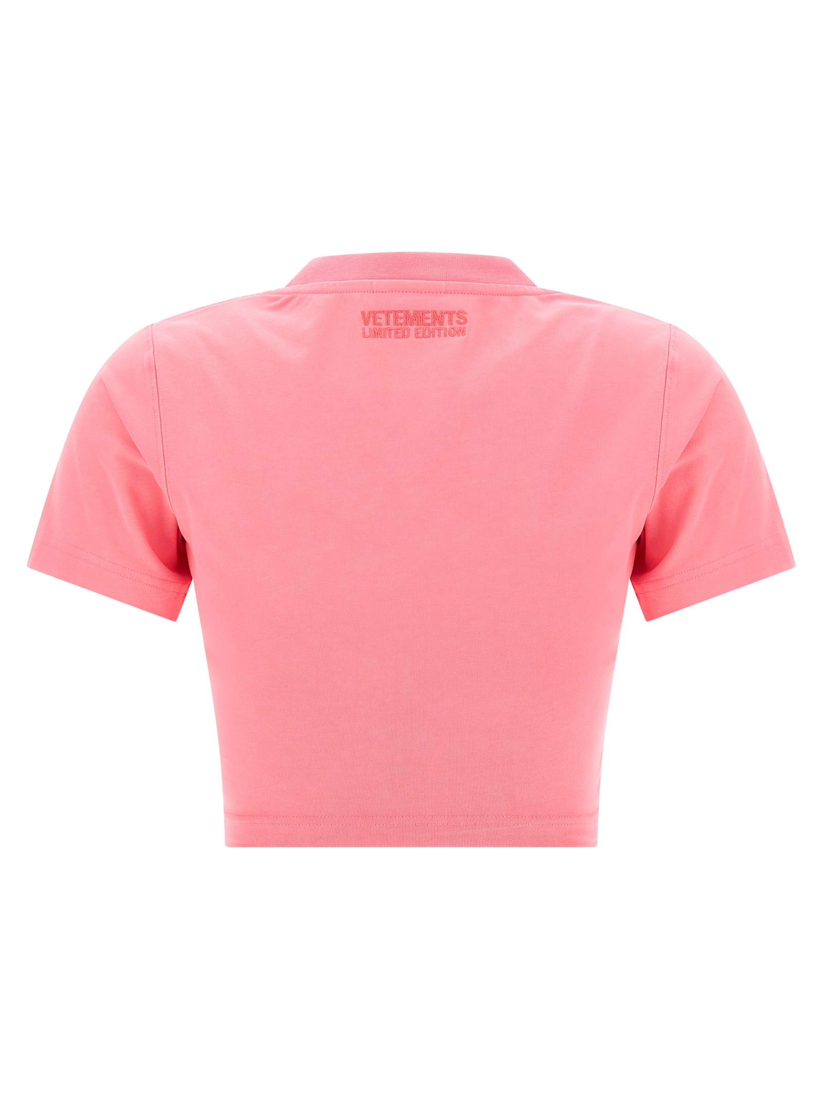 'Oval Logo' T-shirt WA66TR700HHOTPINK (VETEMENTS / Tシャツ・カットソー ) | VETEMENTS (ヴェトモン)(1)