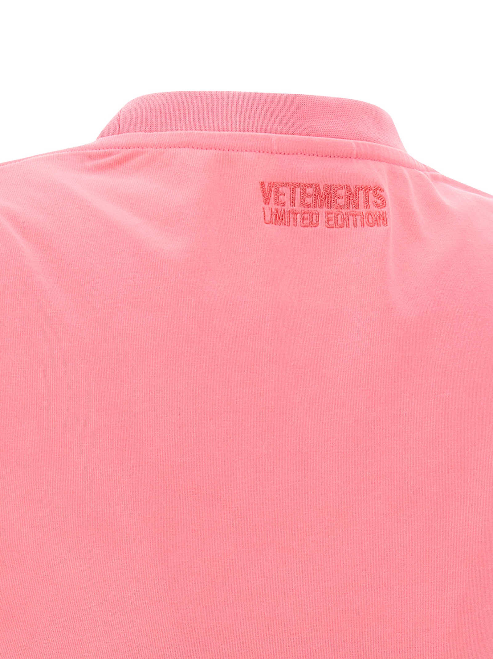 'Oval Logo' T-shirt WA66TR700HHOTPINK (VETEMENTS / Tシャツ・カットソー ) | VETEMENTS (ヴェトモン)(3)