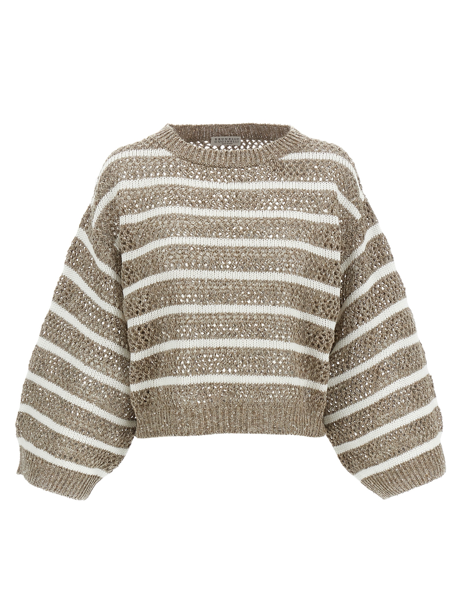 Pullover 'Dazzling Ribbed Net' MCO558900CKE88 (Brunello Cucinelli / ニット・セーター・カーディガン ) |  Brunello Cucinelli (ブルネロ・クチネリ)