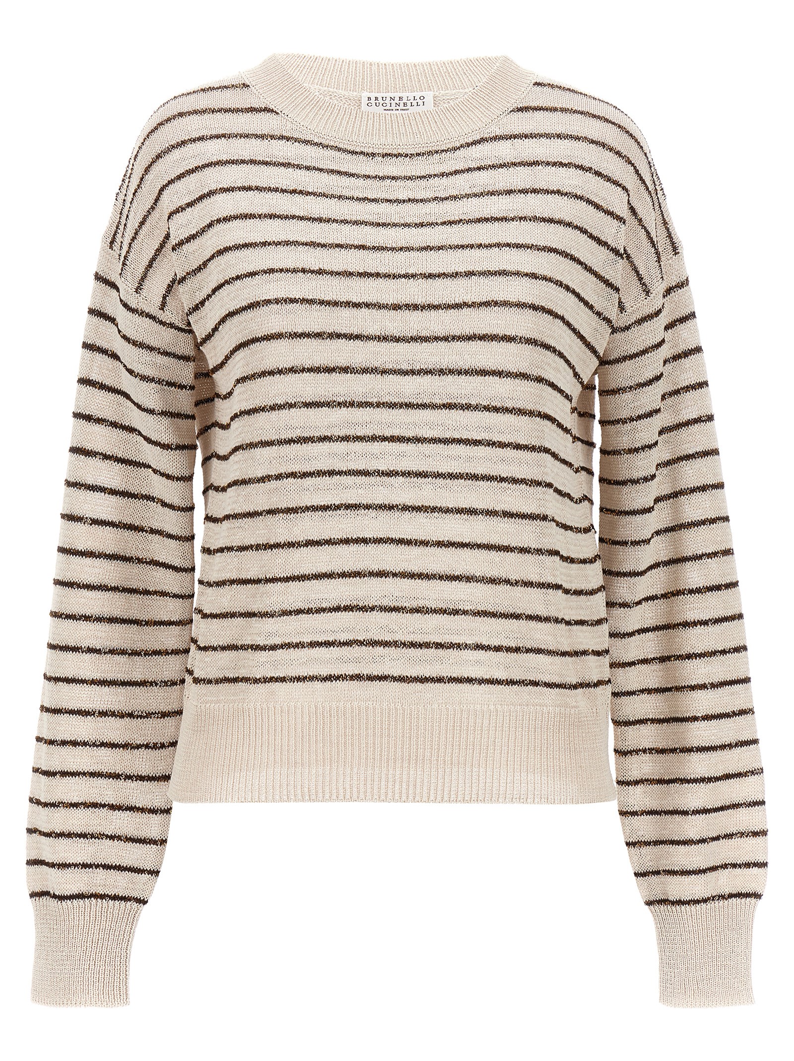 Striped sweater M78765110CUN46 (Brunello Cucinelli / ニット・セーター・カーディガン ) | Brunello Cucinelli (ブルネロ・クチネリ)