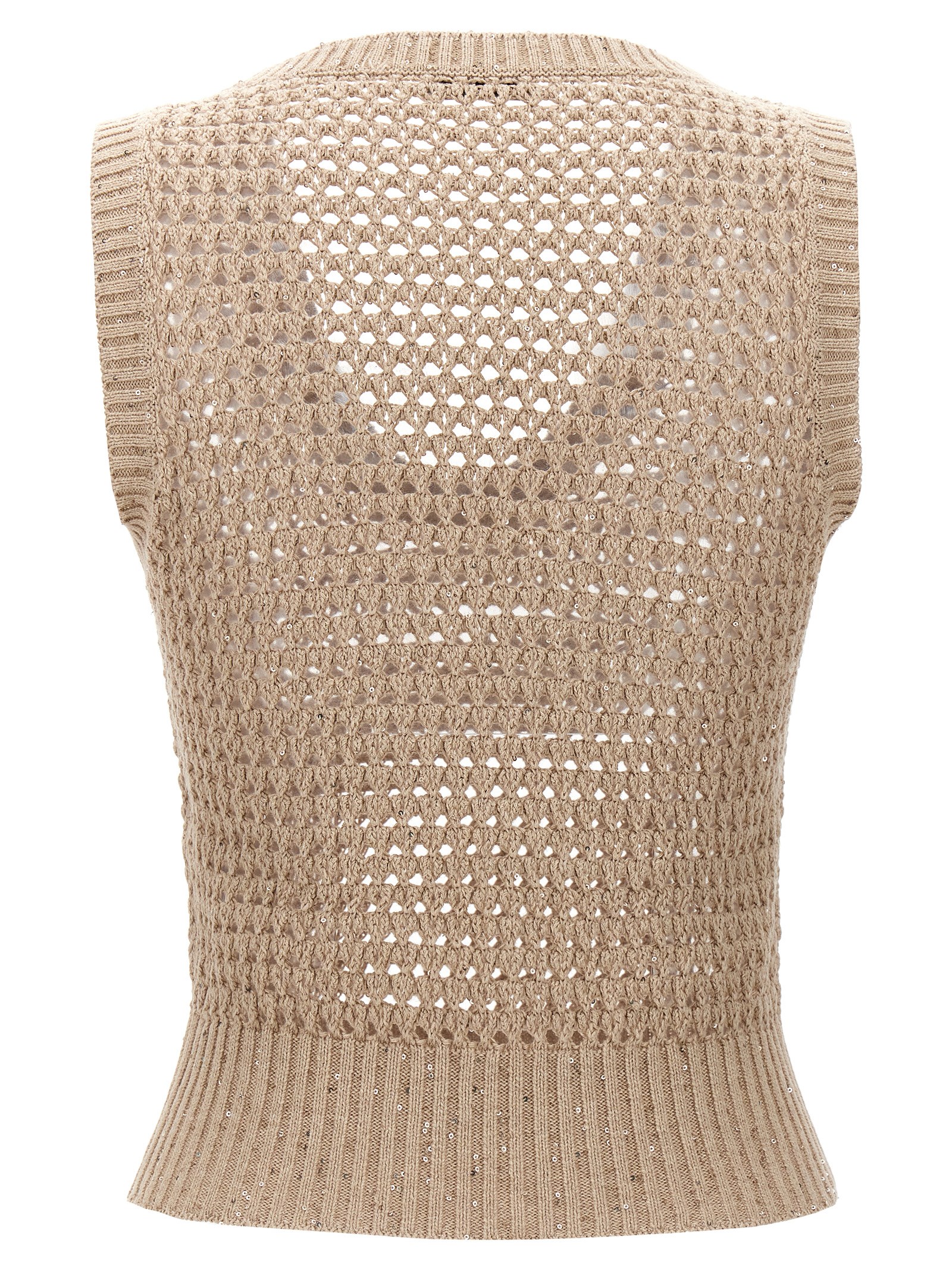 Wide mesh vest MDV796800C059 (Brunello Cucinelli / ベスト ) | Brunello Cucinelli (ブルネロ・クチネリ)(1)