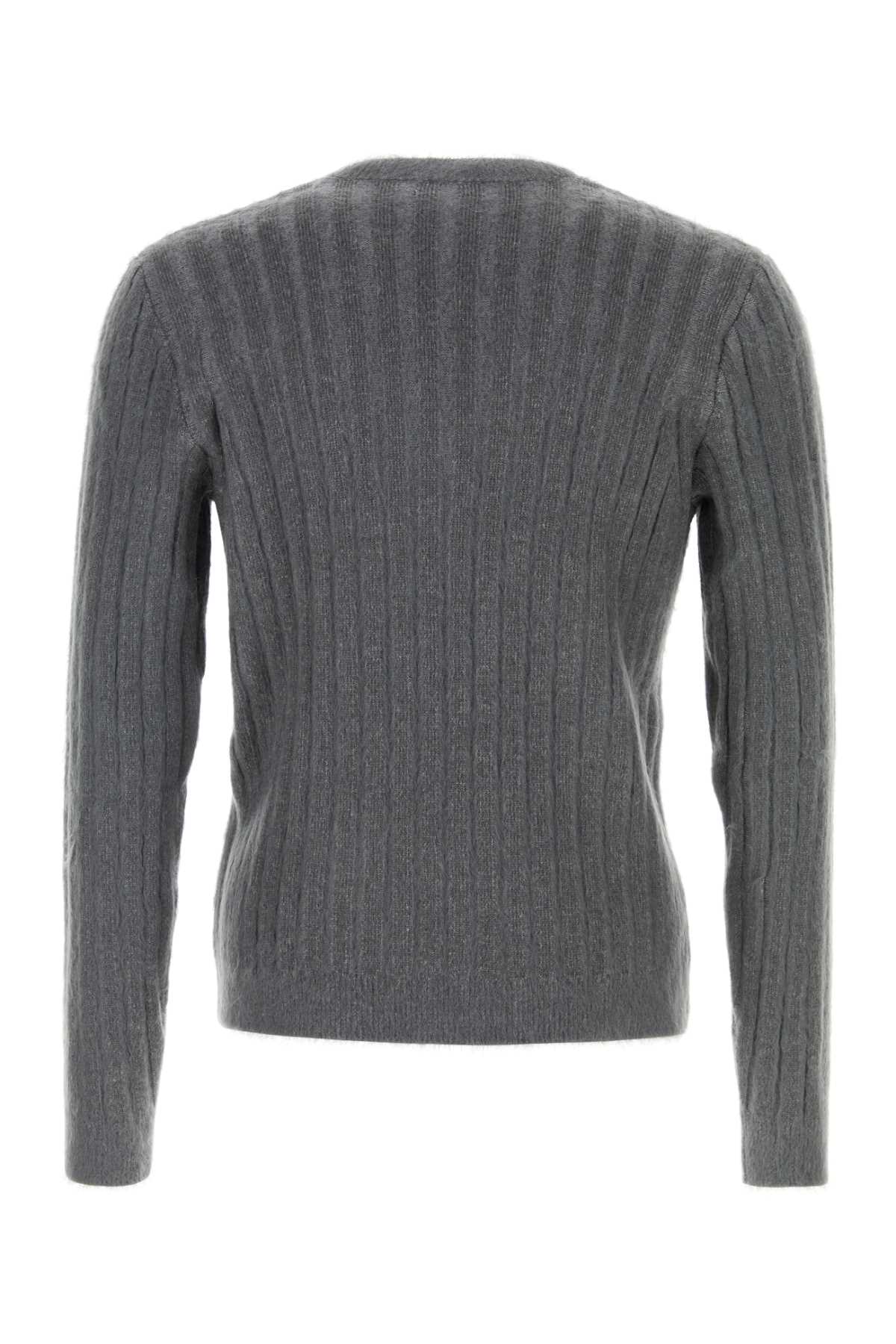 Dark grey stretch mohair blend sweater FZE068AVNTF0XDA (FENDI / ニット・セーター・カーディガン ) | FENDI (フェンディ)(1)