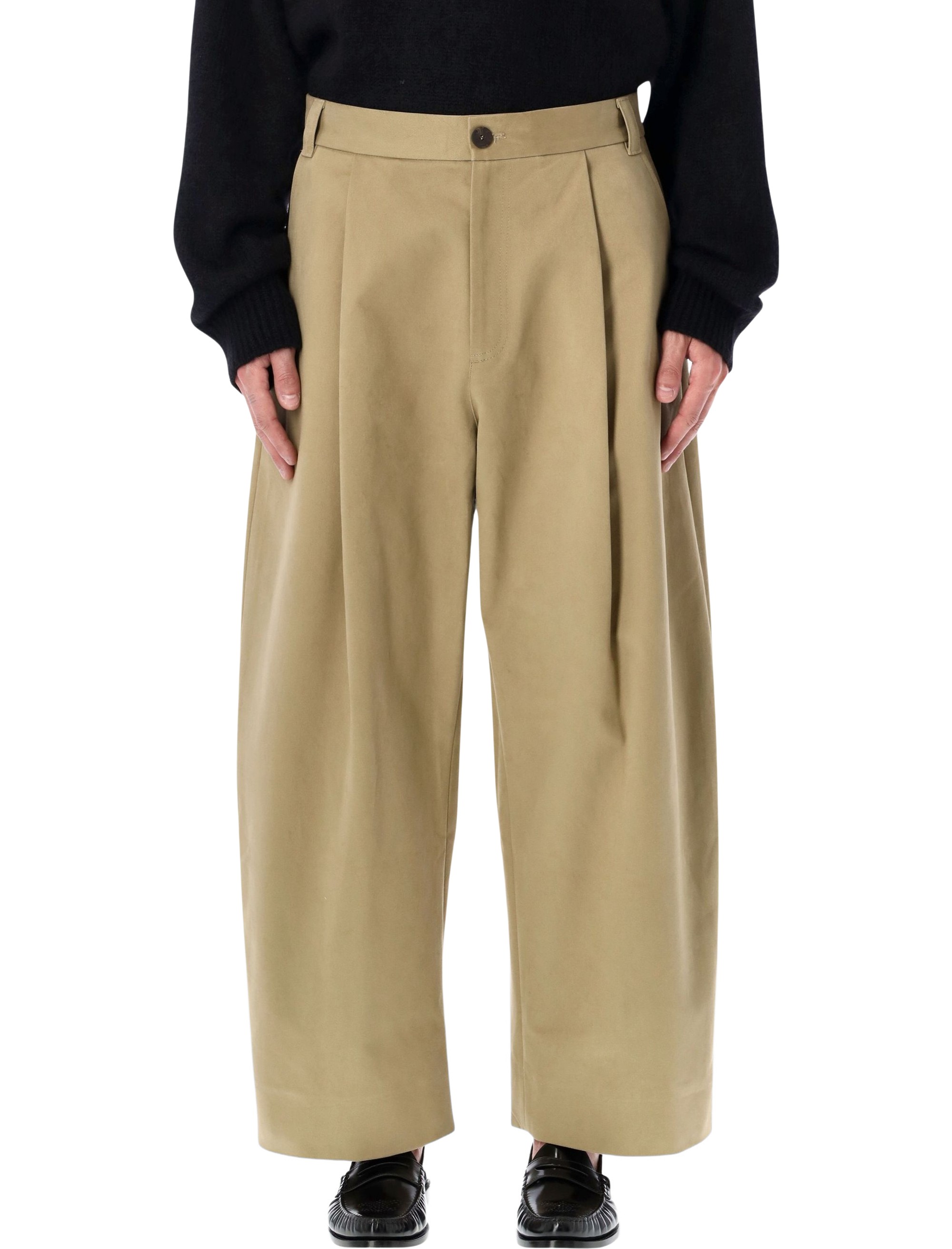 STUDIO NICHOLSON Trousers Brown 1248TAN (Studio Nicholson / パンツ ) | Studio Nicholson (スタジオニコルソン)
