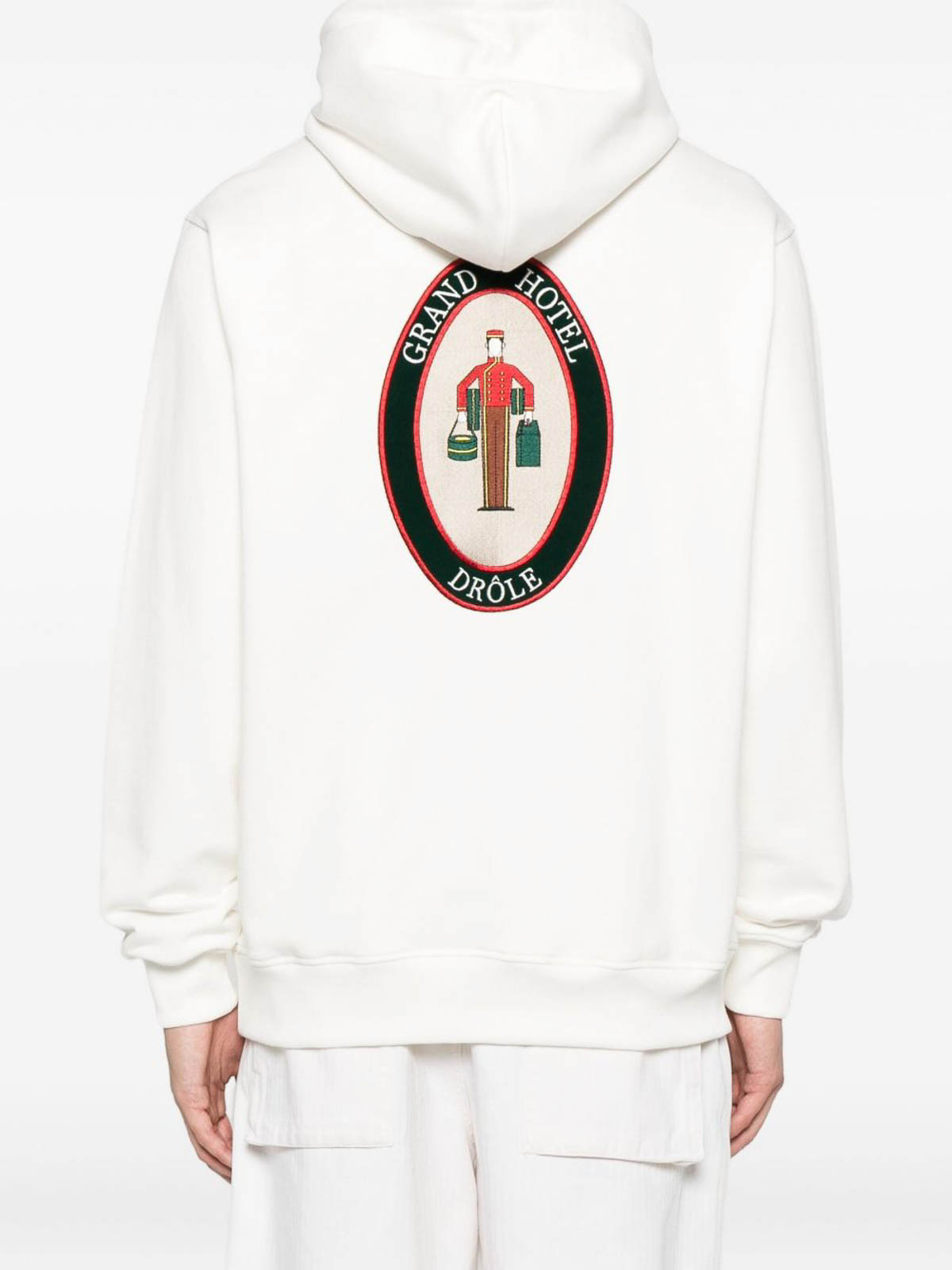 Sweatshirt Gongom with logo and hood HHO185CO127OW (Drôle De Monsieur / スウェット・フーディー ) | Drôle De Monsieur (ドロールドムッシュ)(2)