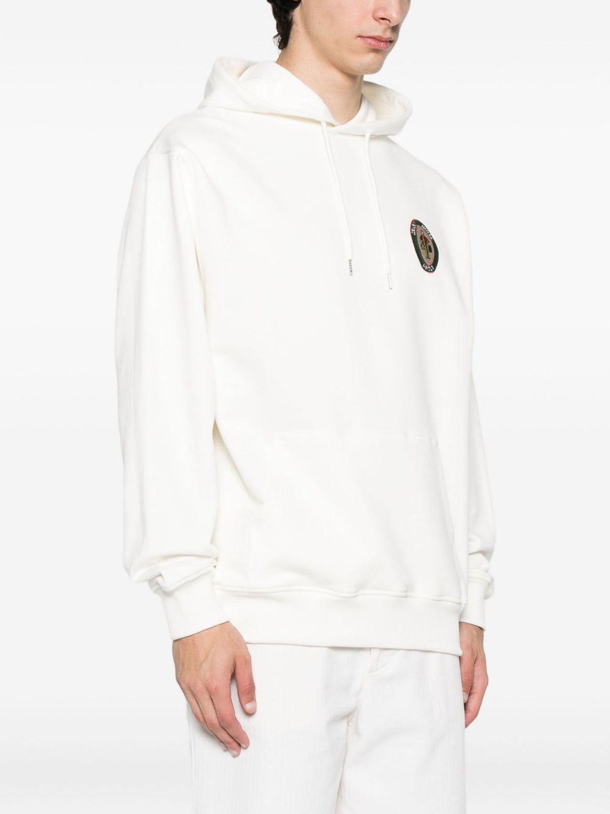 Sweatshirt Gongom with logo and hood HHO185CO127OW (Drôle De Monsieur / スウェット・フーディー ) | Drôle De Monsieur (ドロールドムッシュ)(3)