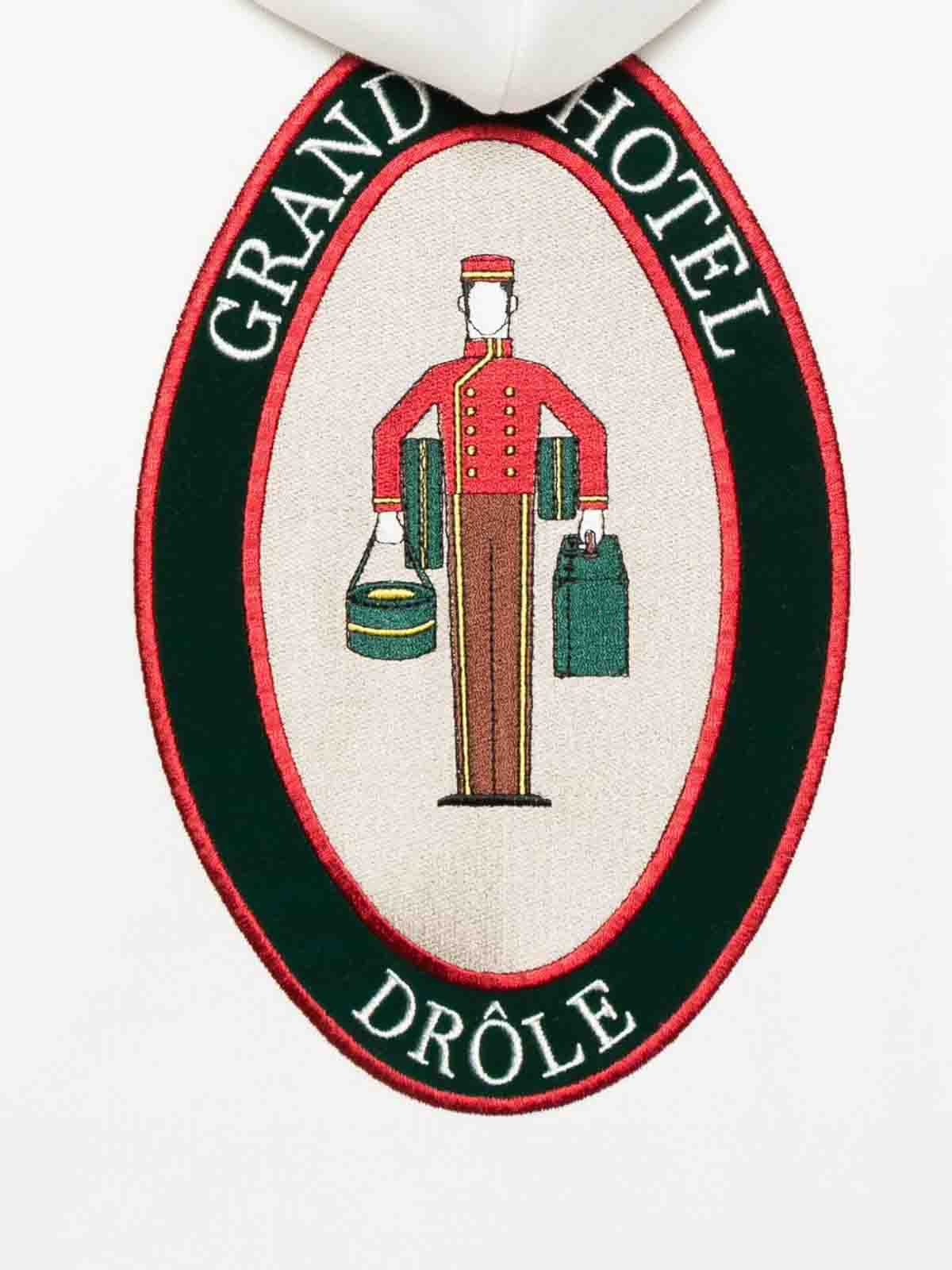 Sweatshirt Gongom with logo and hood HHO185CO127OW (Drôle De Monsieur / スウェット・フーディー ) | Drôle De Monsieur (ドロールドムッシュ)(4)