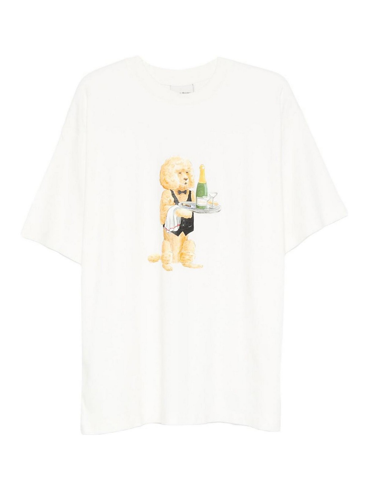T-shirt with printing ITS271CO002OW (Drôle De Monsieur / Tシャツ・カットソー ) | Drôle De Monsieur (ドロールドムッシュ)