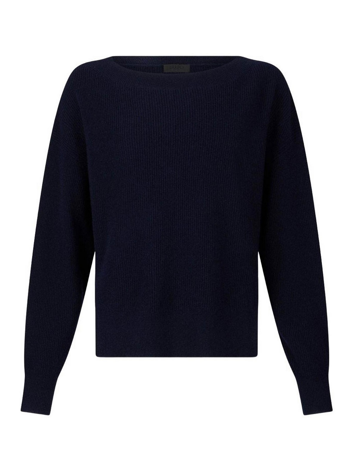 Sweater with boat neckline CF5245MS01994028 (LIU•JO / ニット・セーター・カーディガン ) | LIU•JO (リュー・ジョー)