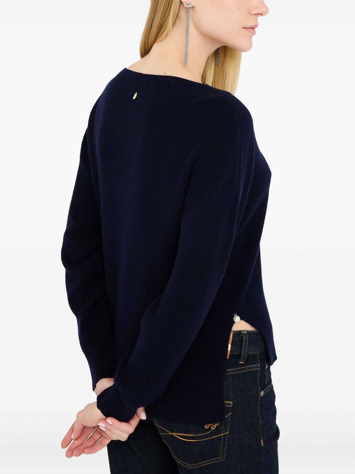Sweater with boat neckline CF5245MS01994028 (LIU•JO / ニット・セーター・カーディガン ) | LIU•JO (リュー・ジョー)(1)