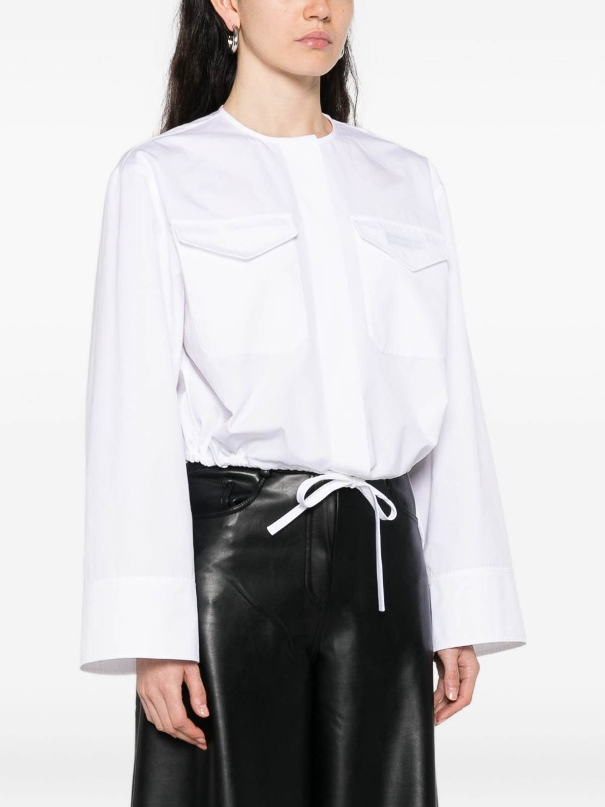Shirt with drawstring BW61ER1634100 (GIVENCHY / シャツ・ブラウス ) | GIVENCHY (ジバンシィ)(4)