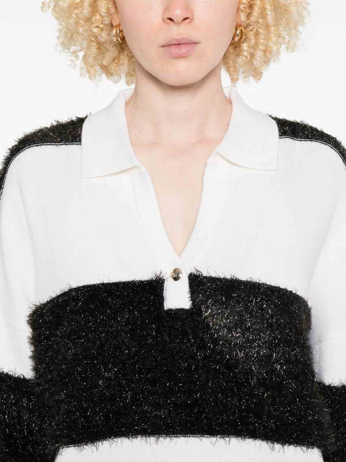 Sweater with lines TF5221MA51IC3766 (LIU•JO / ニット・セーター・カーディガン ) | LIU•JO (リュー・ジョー)(2)