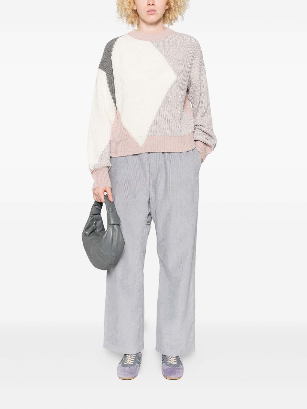 Wool sweater with geometric motif CF5400MA65NC3824 (LIU•JO / ニット・セーター・カーディガン ) | LIU•JO (リュー・ジョー)(2)