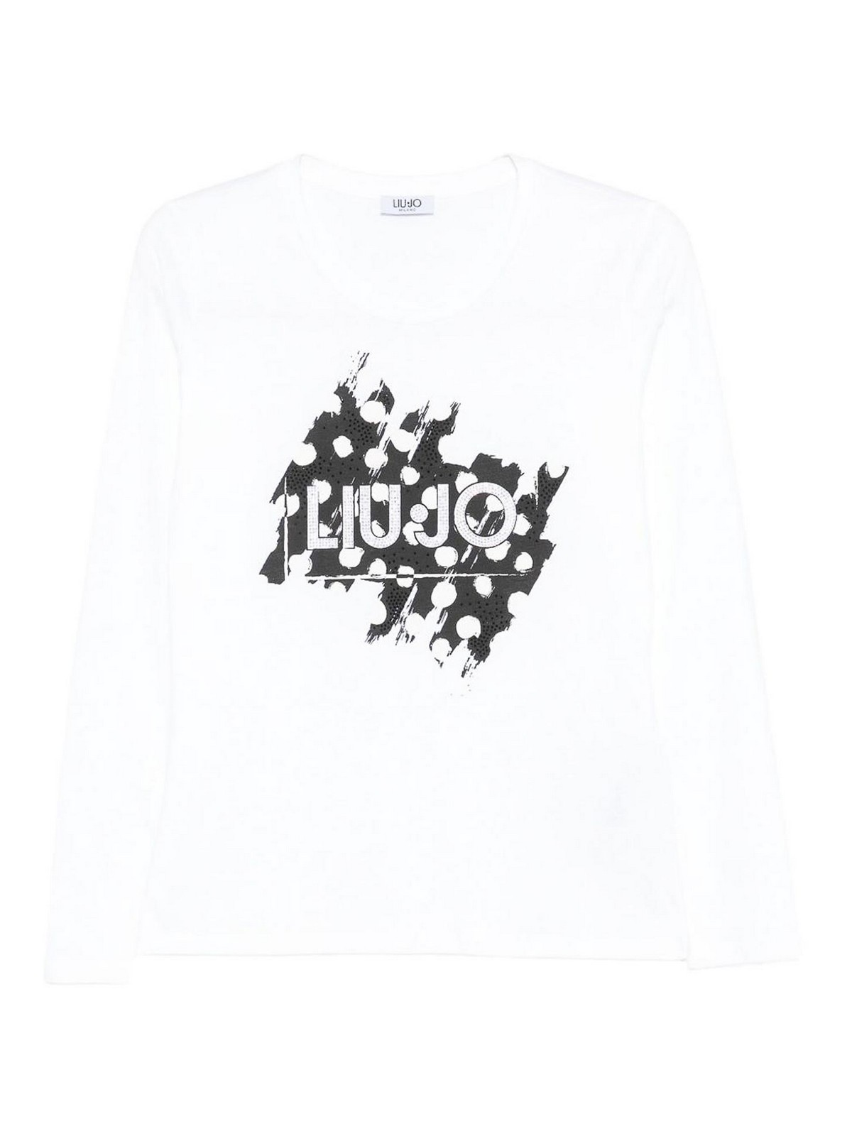 Long sleeve t-shirts with printing UF5282JS923M9937 (LIU•JO / Tシャツ・カットソー ) | LIU•JO (リュー・ジョー)