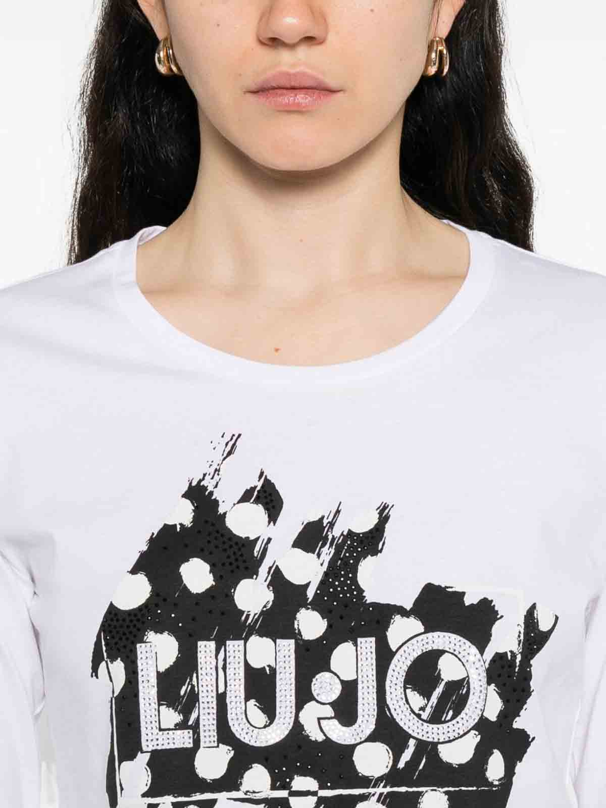 Long sleeve t-shirts with printing UF5282JS923M9937 (LIU•JO / Tシャツ・カットソー ) | LIU•JO (リュー・ジョー)(2)