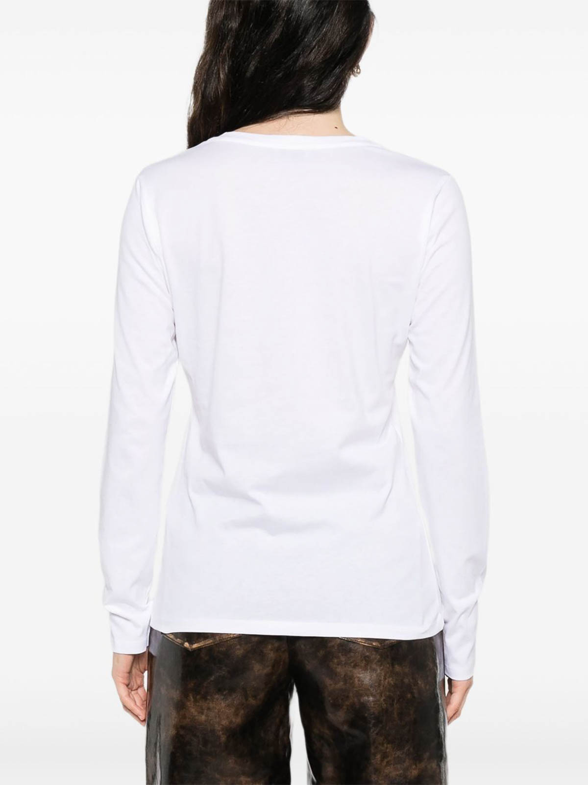 Long sleeve t-shirts with printing UF5282JS923M9937 (LIU•JO / Tシャツ・カットソー ) | LIU•JO (リュー・ジョー)(4)