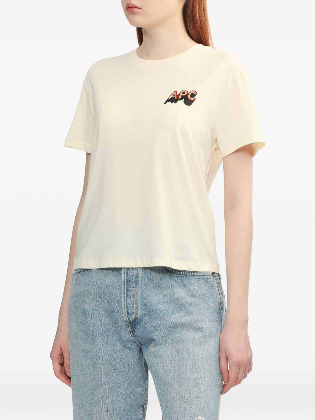 Cotton t-shirt with logo COHBMF26534AAD (A.P.C. / Tシャツ・カットソー ) | A.P.C. (アーペーセー)(1)