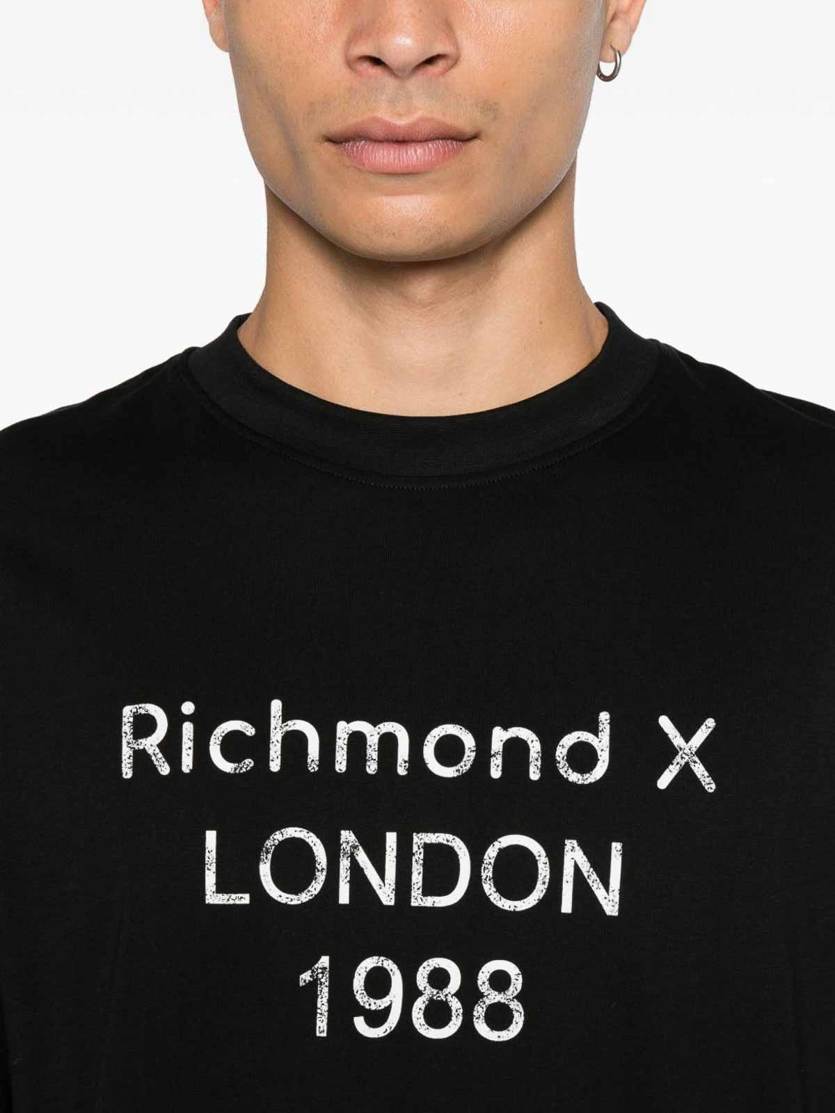T-Shirt London 1988 UMA25169TSP8BLACK (RICHMOND / Tシャツ・カットソー ) | RICHMOND (リッチモンド)(2)
