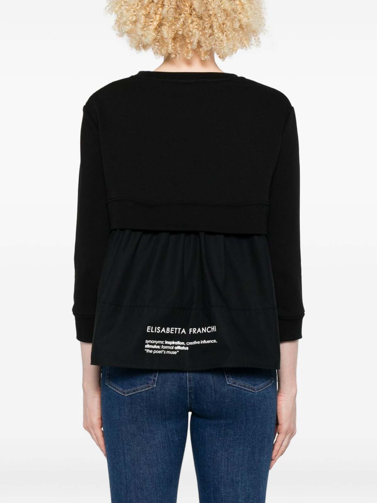 T-shirts with buttons MD00656E2110 (Elisabetta Franchi / Tシャツ・カットソー ) | Elisabetta Franchi (エリザベッタ フランキ)(3)