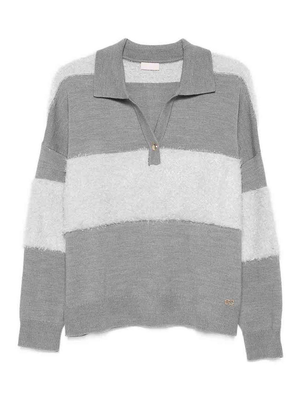 Striped sweater TF5221MA51IC3767 (LIU•JO / ニット・セーター・カーディガン ) | LIU•JO (リュー・ジョー)