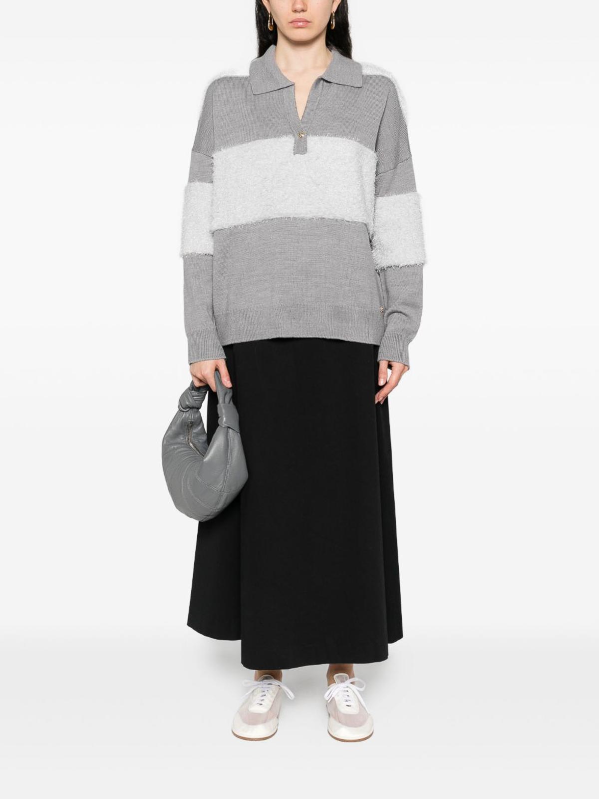 Striped sweater TF5221MA51IC3767 (LIU•JO / ニット・セーター・カーディガン ) | LIU•JO (リュー・ジョー)(1)