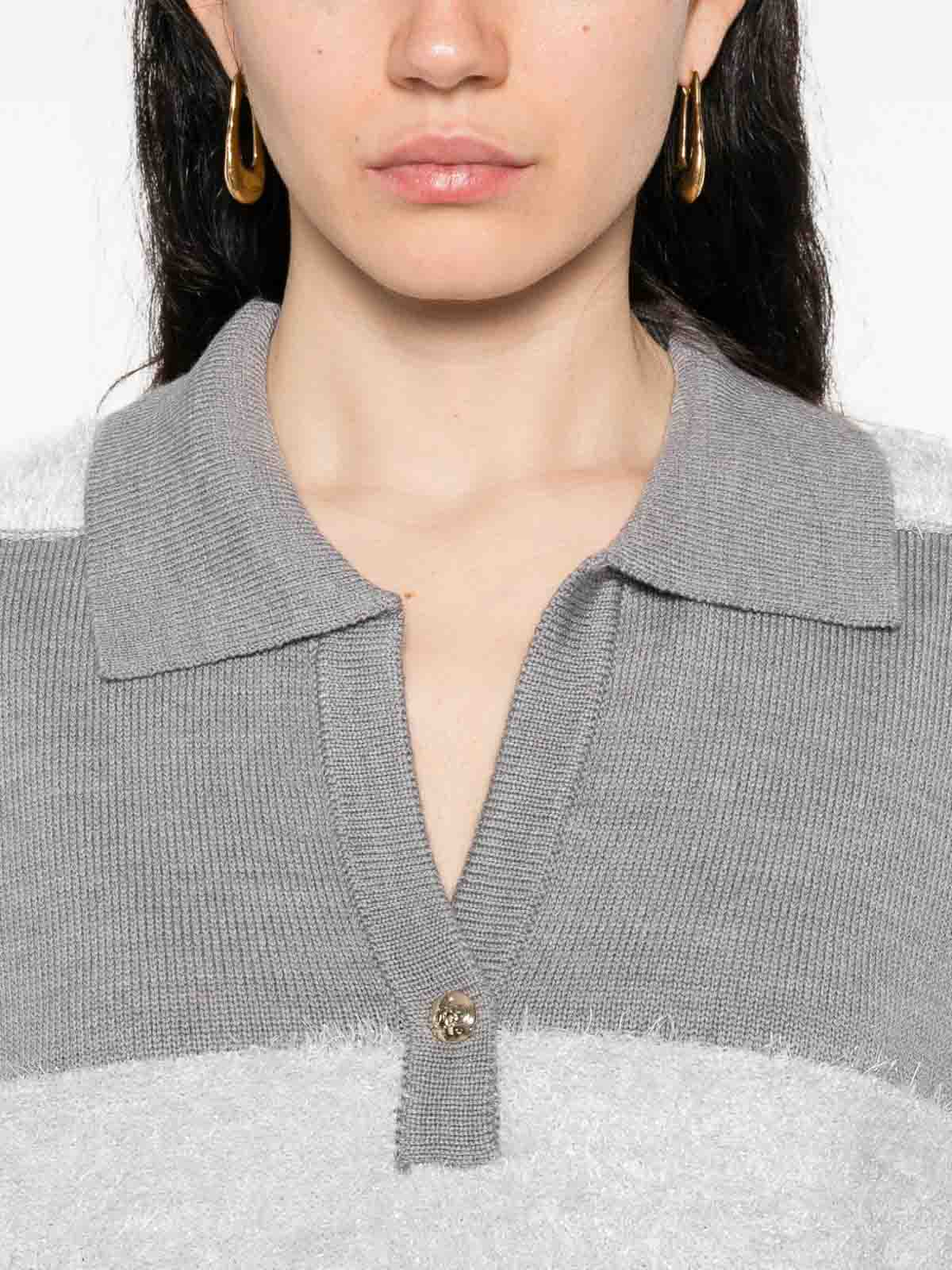 Striped sweater TF5221MA51IC3767 (LIU•JO / ニット・セーター・カーディガン ) | LIU•JO (リュー・ジョー)(4)