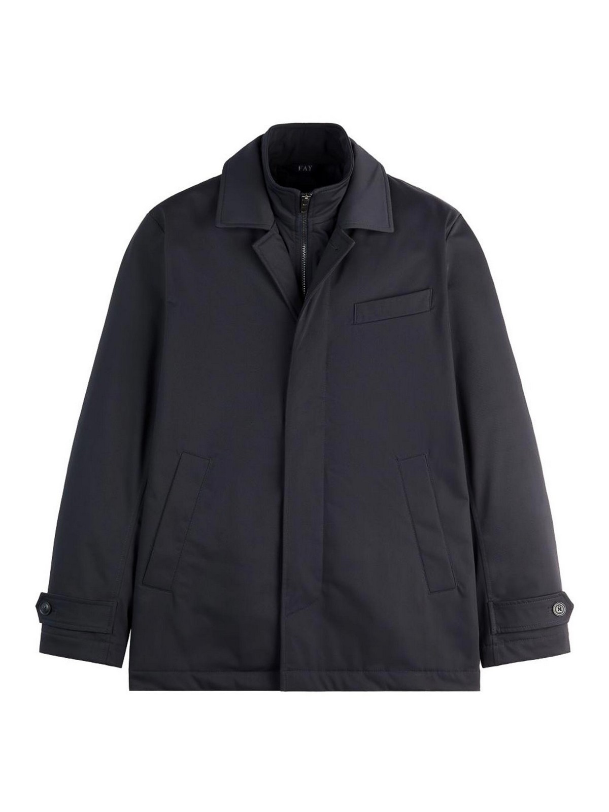 Jacket with raised collar NAM13510100XLBU807 (Fay / カジュアルジャケット ) | Fay (フェイ)