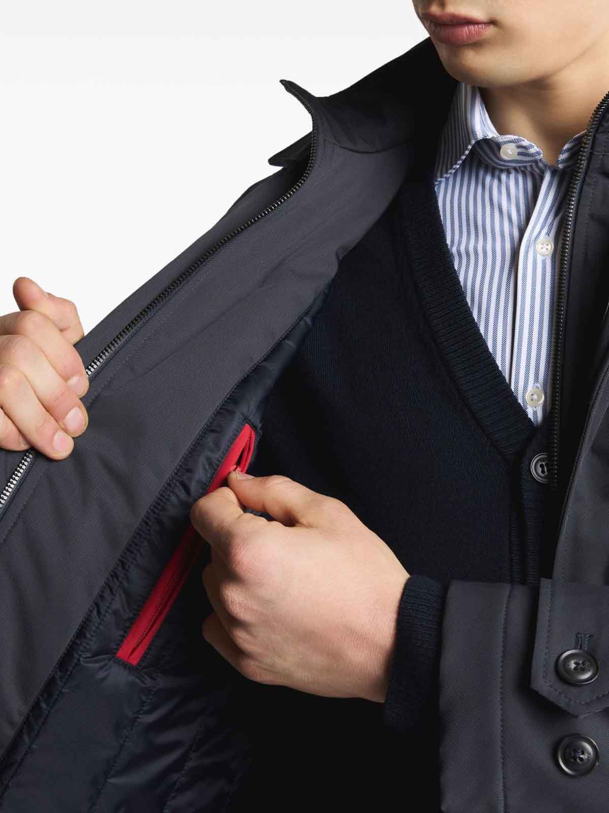 Jacket with raised collar NAM13510100XLBU807 (Fay / カジュアルジャケット ) | Fay (フェイ)(1)