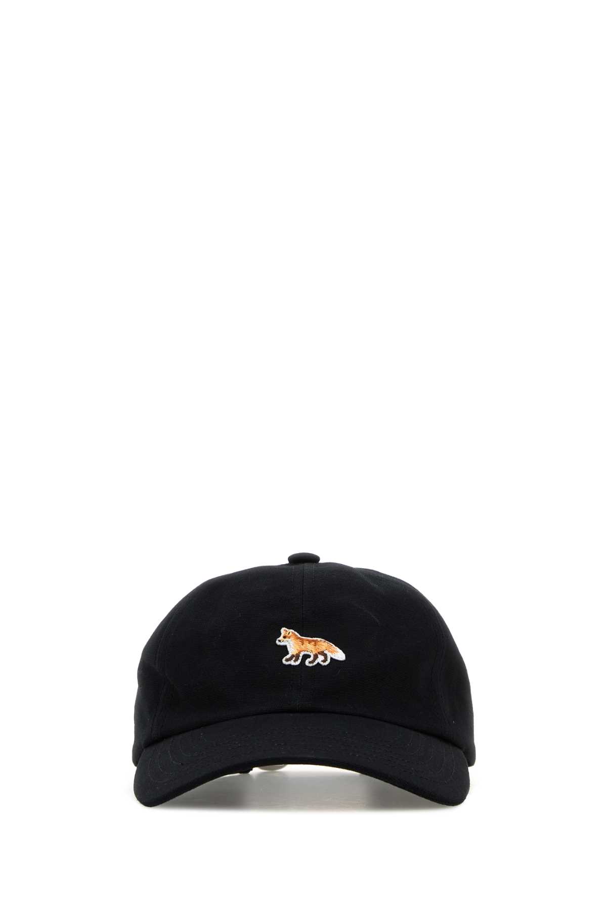 Black cotton baseball cap OW06109WB0026P199 (Maison Kitsuné / 帽子 ) | Maison Kitsuné (メゾン キツネ)