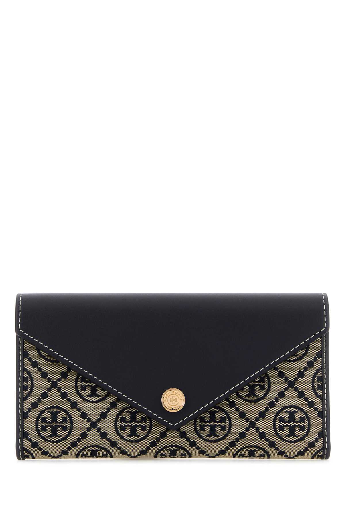 Embroidered canvas T Monogram envelope wallet 165023405 (TORY BURCH / 財布・カードケース ) | TORY BURCH (トリーバーチ)