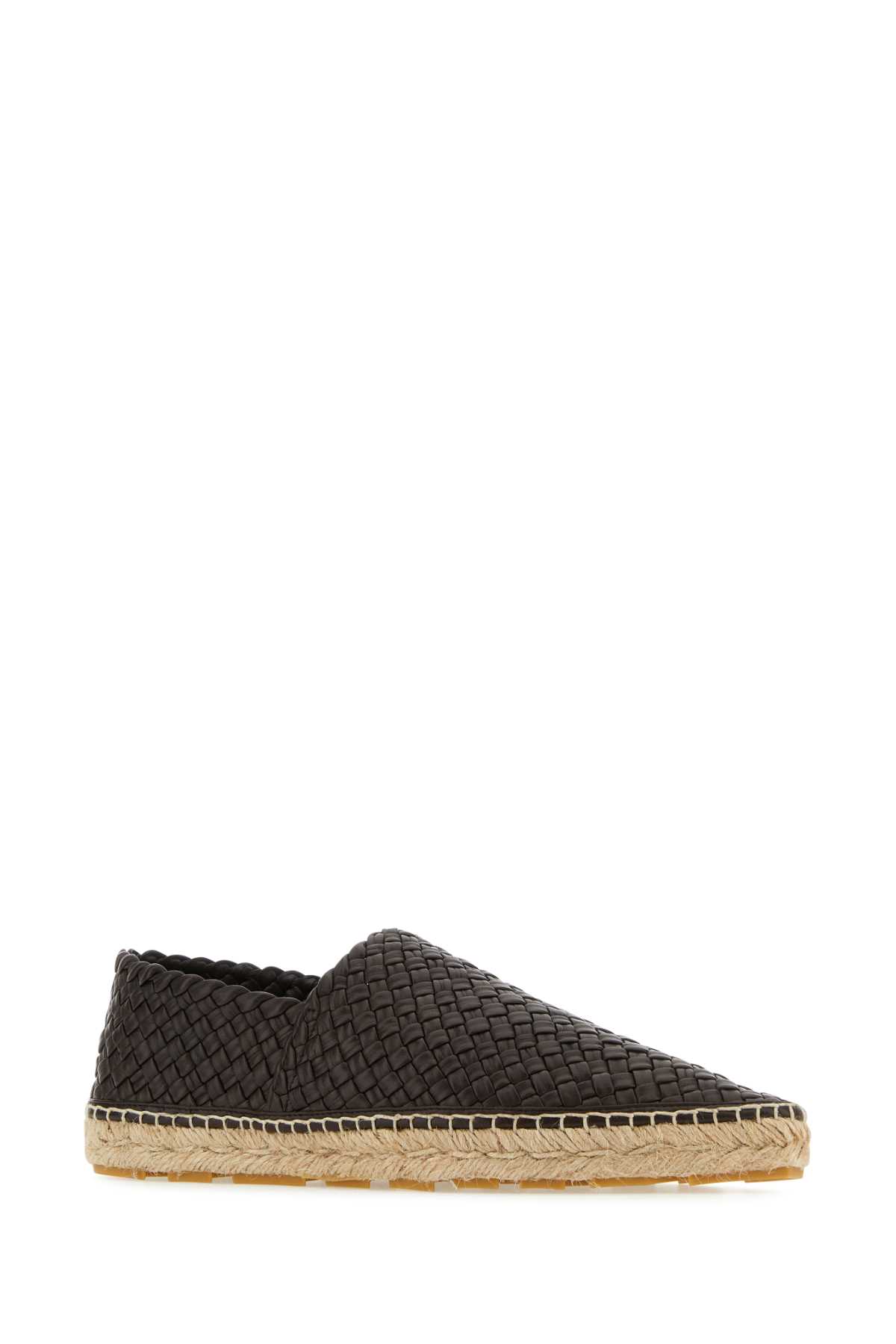 Dark brown leather espadrilles 754397VBSN02113 (Bottega Veneta / フラットシューズ ) | Bottega Veneta (ボッテガ・ヴェネタ)(1)