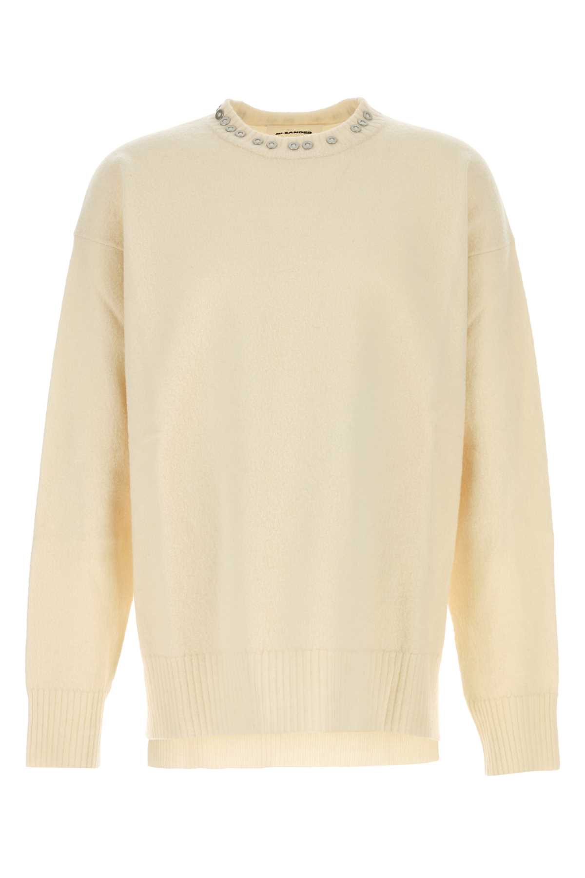 Ivory wool sweater J22GP0267J14603107 (Jil Sander / ニット・セーター・カーディガン ) | Jil Sander (ジルサンダー)
